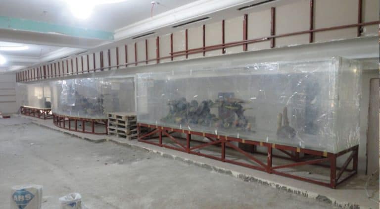 Commercial aquarium acrylic supplier